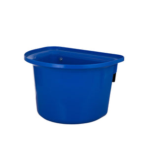 Mangeoire demi-ronde Stubbs 15 L bleu