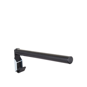 Porte-selle mural Premiere tube repliable avec porte-bridon noir