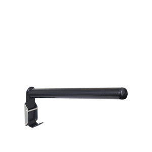 Porte-selle mural escamotable Stubbs avec porte-bridon noir