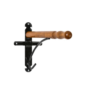 Porte-selle mural Stubbs Retro noir