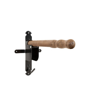 Porte-selle mural rabattable Stubbs Retro noir