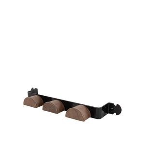 Porte-bride mural Stubbs Retro Shelfie avec tablette noir