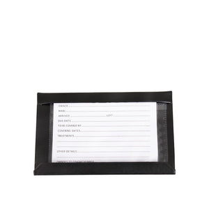 Plaque de box Premiere plastifiée à carte interchangeable noir