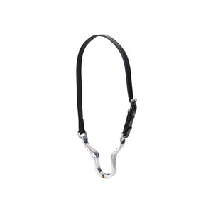 Collier anti-tic Premiere cuir et aluminium noir