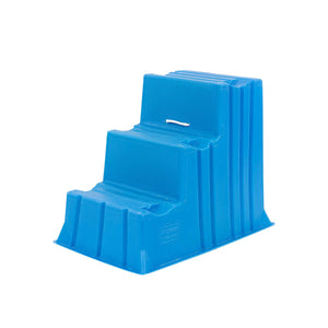 Marchepied Stubbs Up & Over trois marches bleu