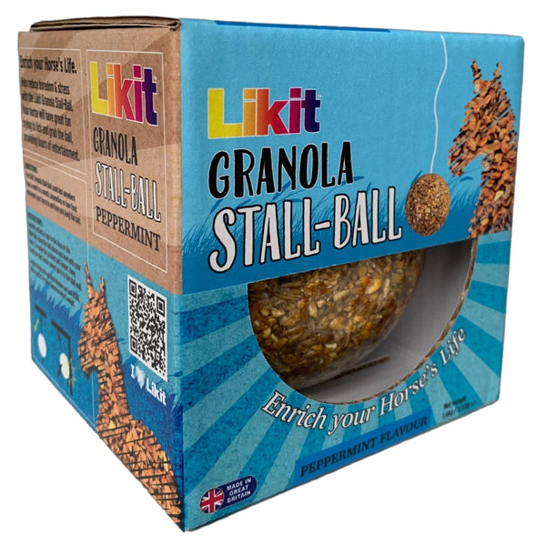 Likit – Boule d'écurie Likit Granola Menthe poivrée   | Sellerie Bucéphale