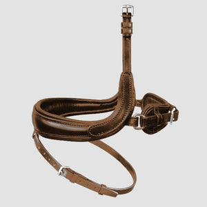Muserolle interchangeable Passier 844 combinée, dégagement des pommettes coloris Havane (rendu)