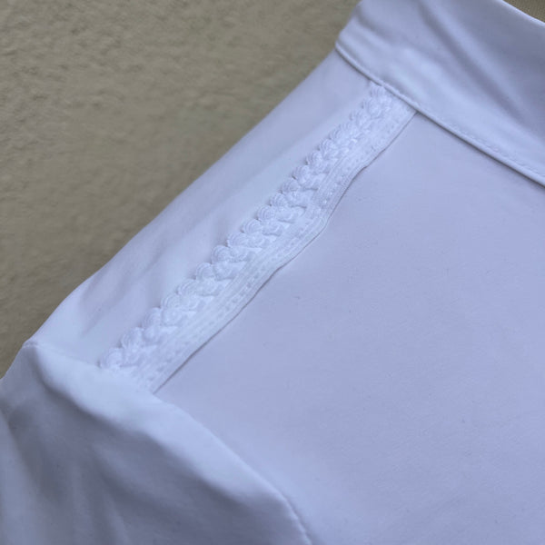 Lamantia Couture – Polo de concours dentelle Lamantia Couture Blanc 44  | Sellerie Bucéphale