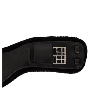 Sangle courte en cuir Anky doublée fausse fourrure | Sellerie Bucéphale