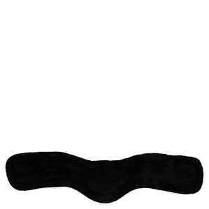 Sangle courte en cuir Anky doublée fausse fourrure coloris Noir | Sellerie Bucéphale