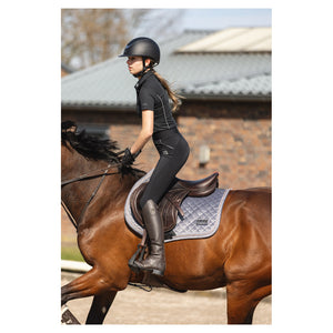 Tapis de CSO Anky Pad Velvet Steel Grey  | Sellerie Bucéphale