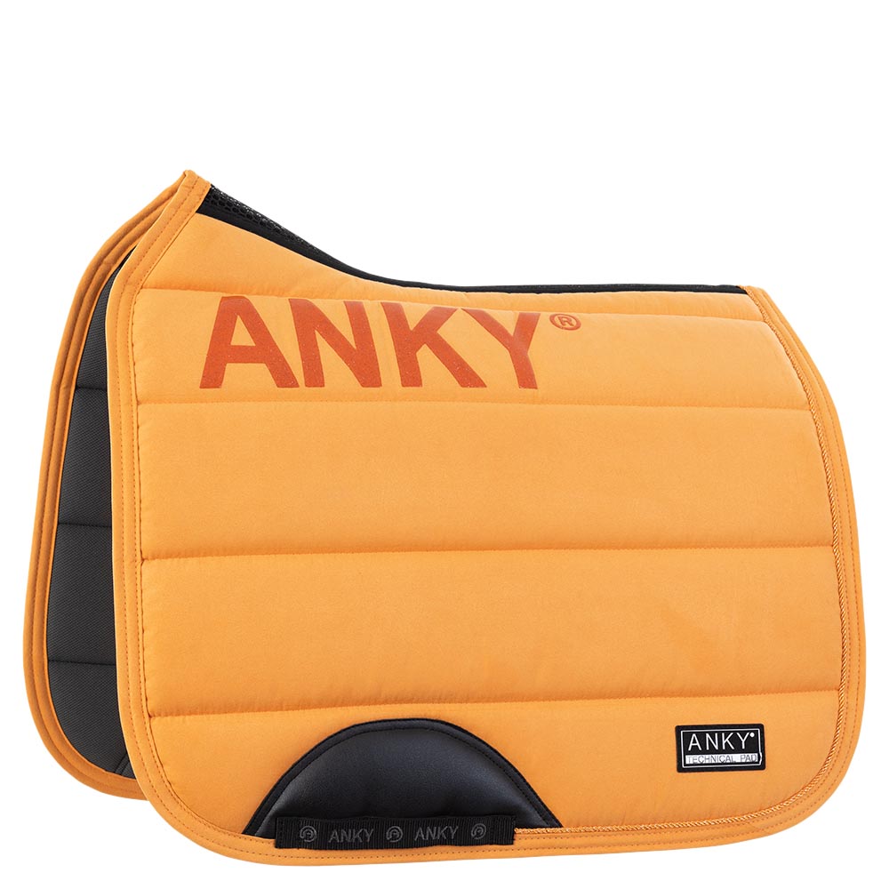 Tapis de Dressage Anky collection Hiver 2023 Coloris Orange | Sellerie Bucéphale