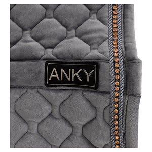 Tapis de Dressage Anky Pad Velvet Stones Steel Grey | Sellerie Bucéphale