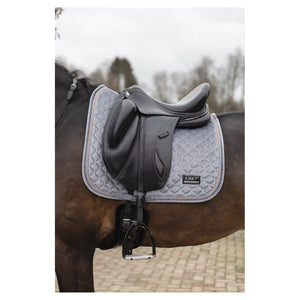 Tapis de Dressage Anky Pad Velvet Stones Steel Grey | Sellerie Bucéphale