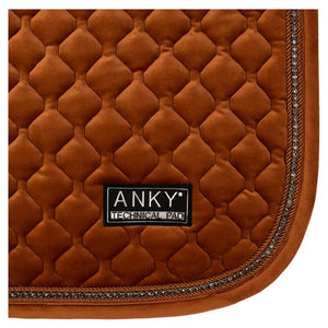 Tapis de Dressage Anky Pad Velvet Stones Rust | Sellerie Bucéphale