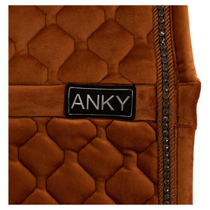 Tapis de Dressage Anky Pad Velvet Stones Rust | Sellerie Bucéphale