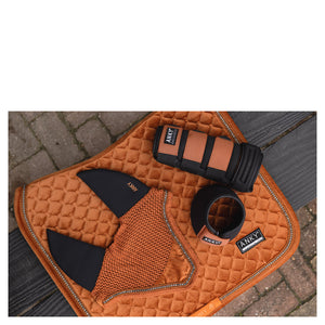 Tapis de Dressage Anky Pad Velvet Stones Rust | Sellerie Bucéphale