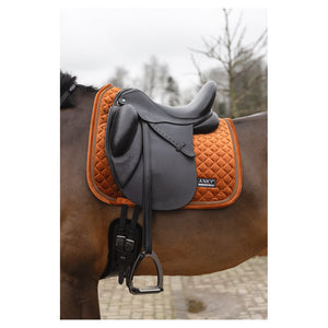 Tapis de Dressage Anky Pad Velvet Stones Rust | Sellerie Bucéphale