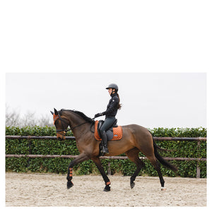 Tapis de Dressage Anky Pad Velvet Stones Rust | Sellerie Bucéphale