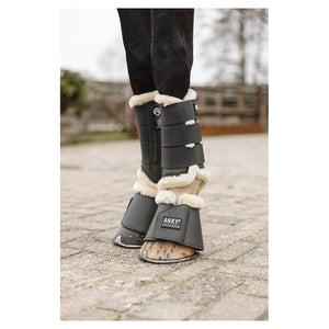 Anky neopreen beenbeschermers met zachte bontrand