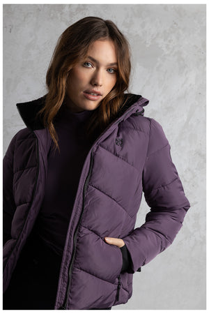 ANKY veste matelassée – Vintage Violet
