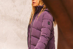 ANKY veste matelassée – Vintage Violet