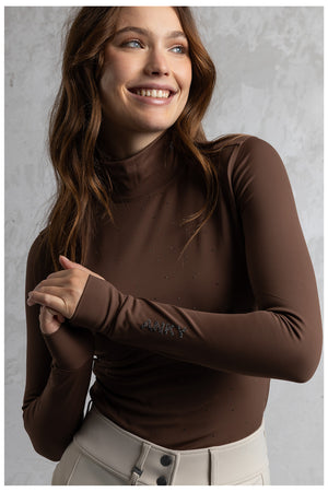 ANKY Mockneck haut col montant – Chestnut