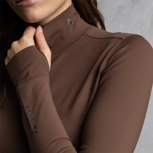 ANKY Mockneck haut col montant – Chestnut