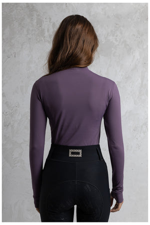 ANKY Mockneck haut col montant – Vintage Violet