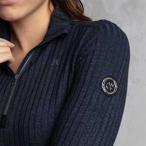 ANKY pull manches longues col zippé – Inkwell