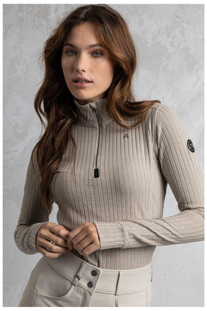 ANKY pull manches longues col zippé – Nacreous Clouds