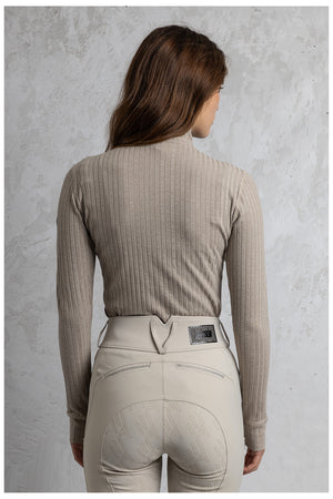 ANKY pull manches longues col zippé – Nacreous Clouds