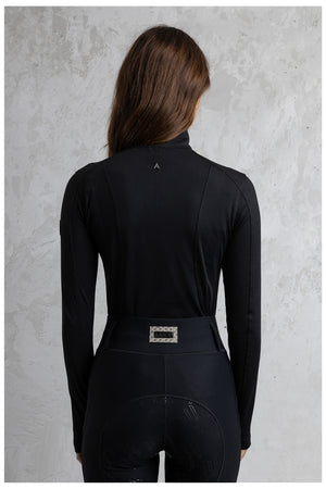ANKY pull demi-zip – Black
