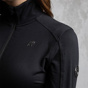 ANKY pull demi-zip – Black