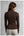 ANKY cardigan zippé coupe ajustée – Chestnut