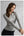 ANKY cardigan zippé coupe ajustée – Nacreous Clouds