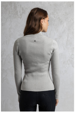 ANKY cardigan zippé coupe ajustée – Nacreous Clouds