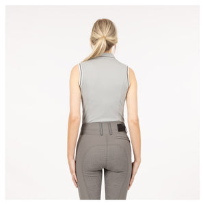 Anky – Polo sans manches Gris | Sellerie Bucéphale