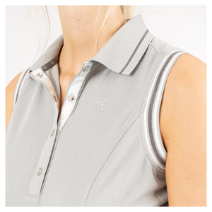 Anky – Polo sans manches Gris | Sellerie Bucéphale