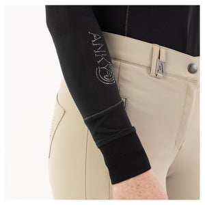 Polo manches longues Anky collection Hiver 2023 Coloris Noir | Sellerie Bucéphale