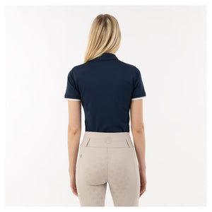Anky – Polo manches courtes col V Anky SS24 Dark Navy M  | Sellerie Bucéphale