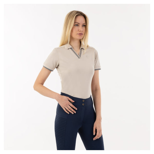 Anky – Polo manches courtes col V Anky SS24 Dark Navy XS  | Sellerie Bucéphale