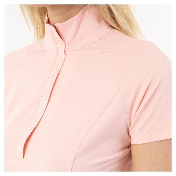 Anky – Polo manches courtes Base Anky SS24 Pale Rosette M  | Sellerie Bucéphale