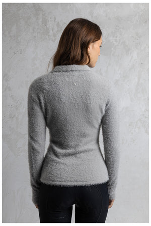 ANKY polo manches longues effet fourrure – Chiseled Stone