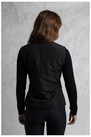 ANKY veste matelassée maille – Black