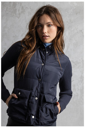 ANKY veste matelassée maille – Inkwell