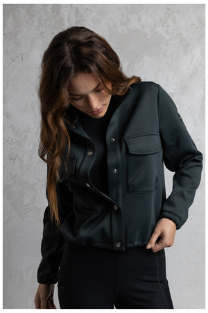 ANKY veste ample boutonnée – Forest River