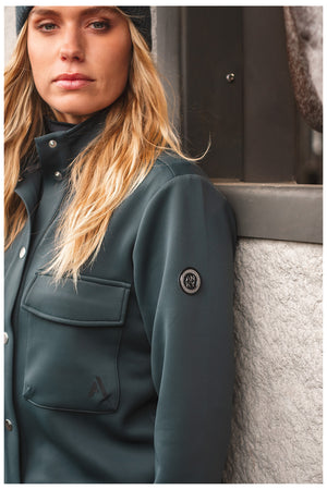 ANKY veste ample boutonnée – Forest River