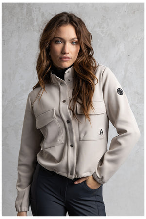 ANKY veste ample boutonnée – Nacreous Clouds