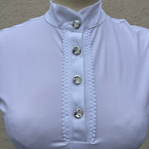 Lamantia Couture – Polo de concours dentelle Lamantia Couture Blanc 38  | Sellerie Bucéphale